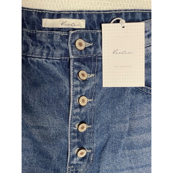 NWT Kancan Cargo, High Rise, Straight Leg, Button‎ Fly Jeans, Ladies Sz 11/29 - Picture 4 of 7